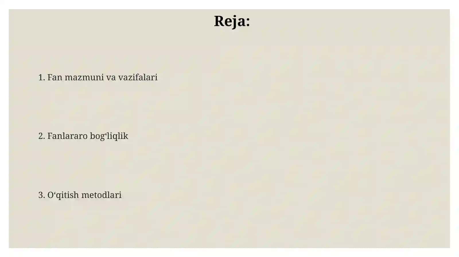 Metallar va metallmas buyumlarni o‘qitish metodikasi 2