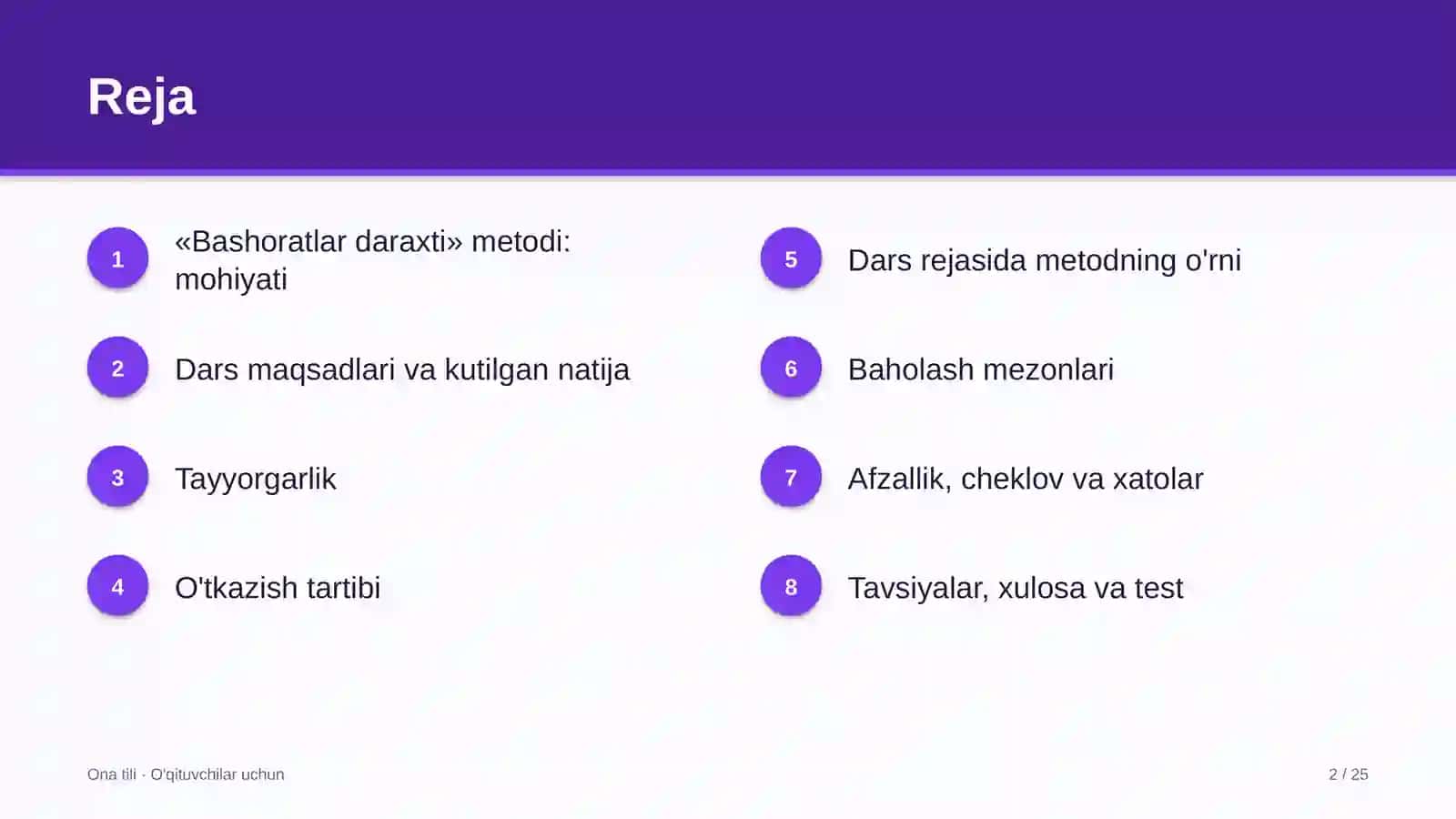 ona tili darslarida bashoratlar daraxti metodidan foydalanish 9721 2
