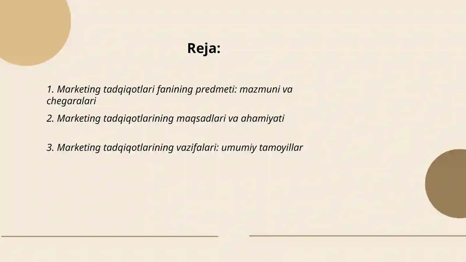 Marketing tadqiqotlari 2