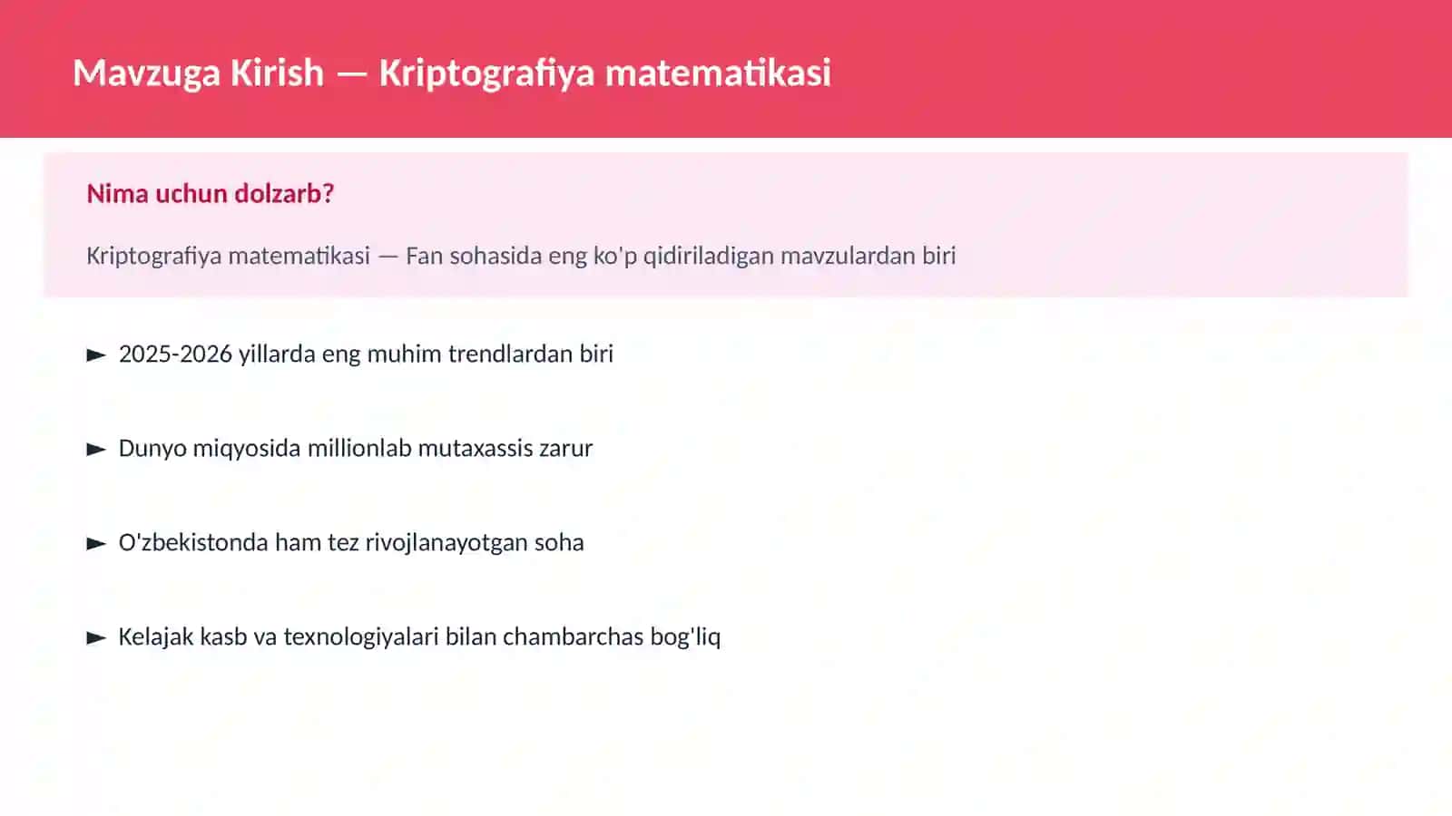Kriptografiya matematikasi 2
