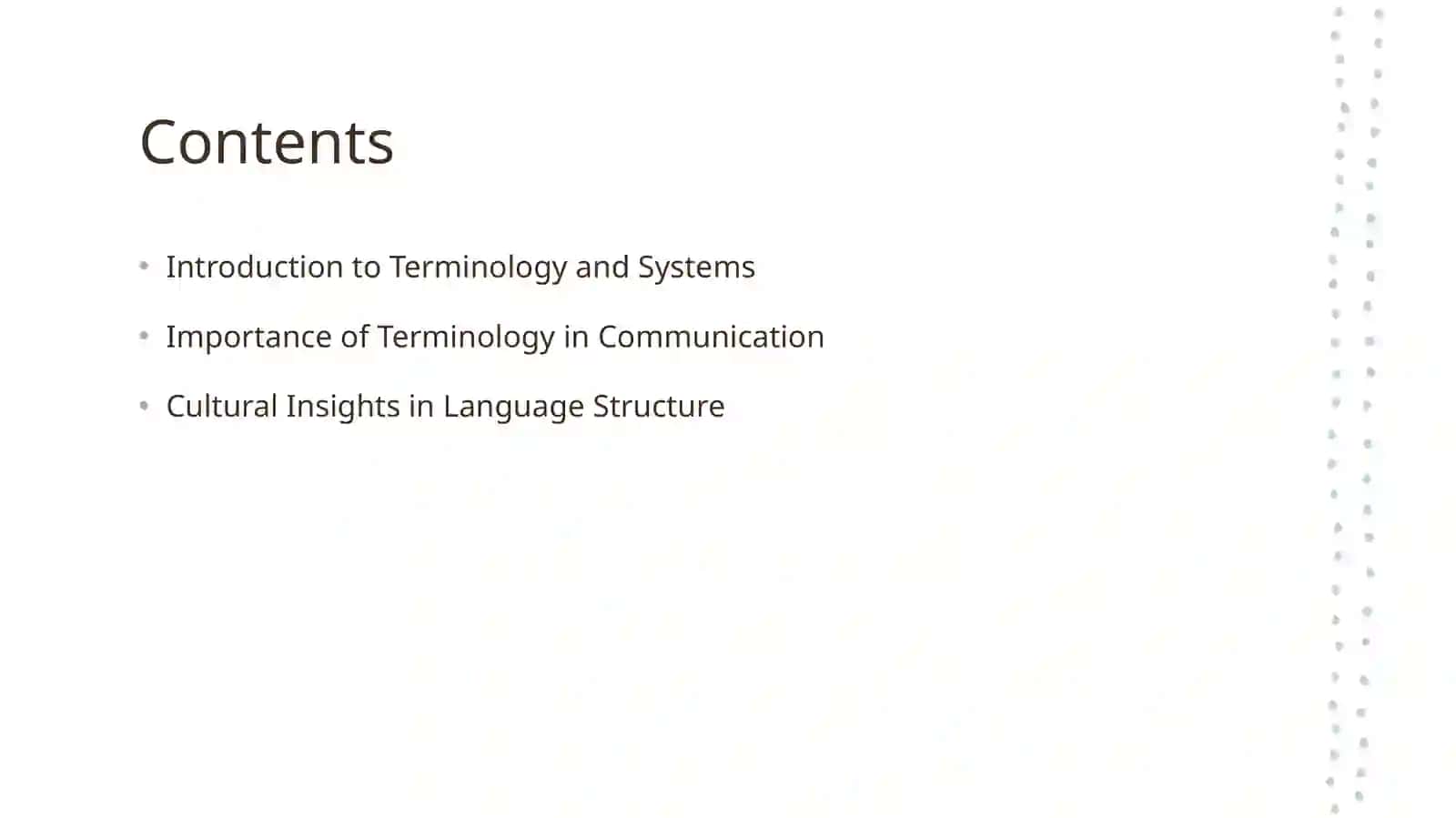 Terminology and terminological system 2