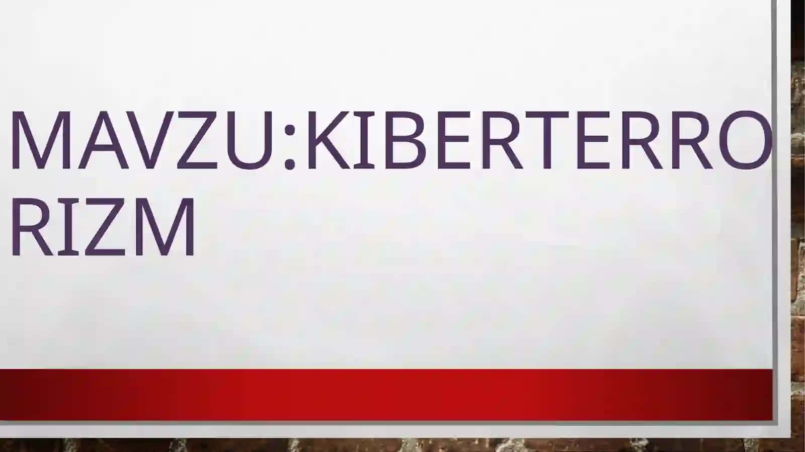 Kiberterrorizm 2