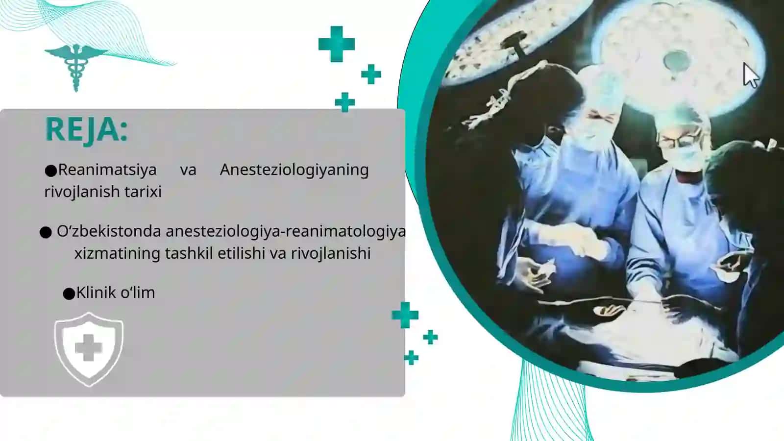 REANIMATSIYA va ANESTEZIOLOGIYA ASOSLARI 2