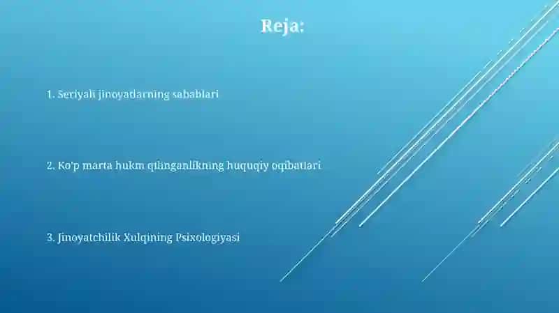 Seriyali jinoyatlarning sabablari 2