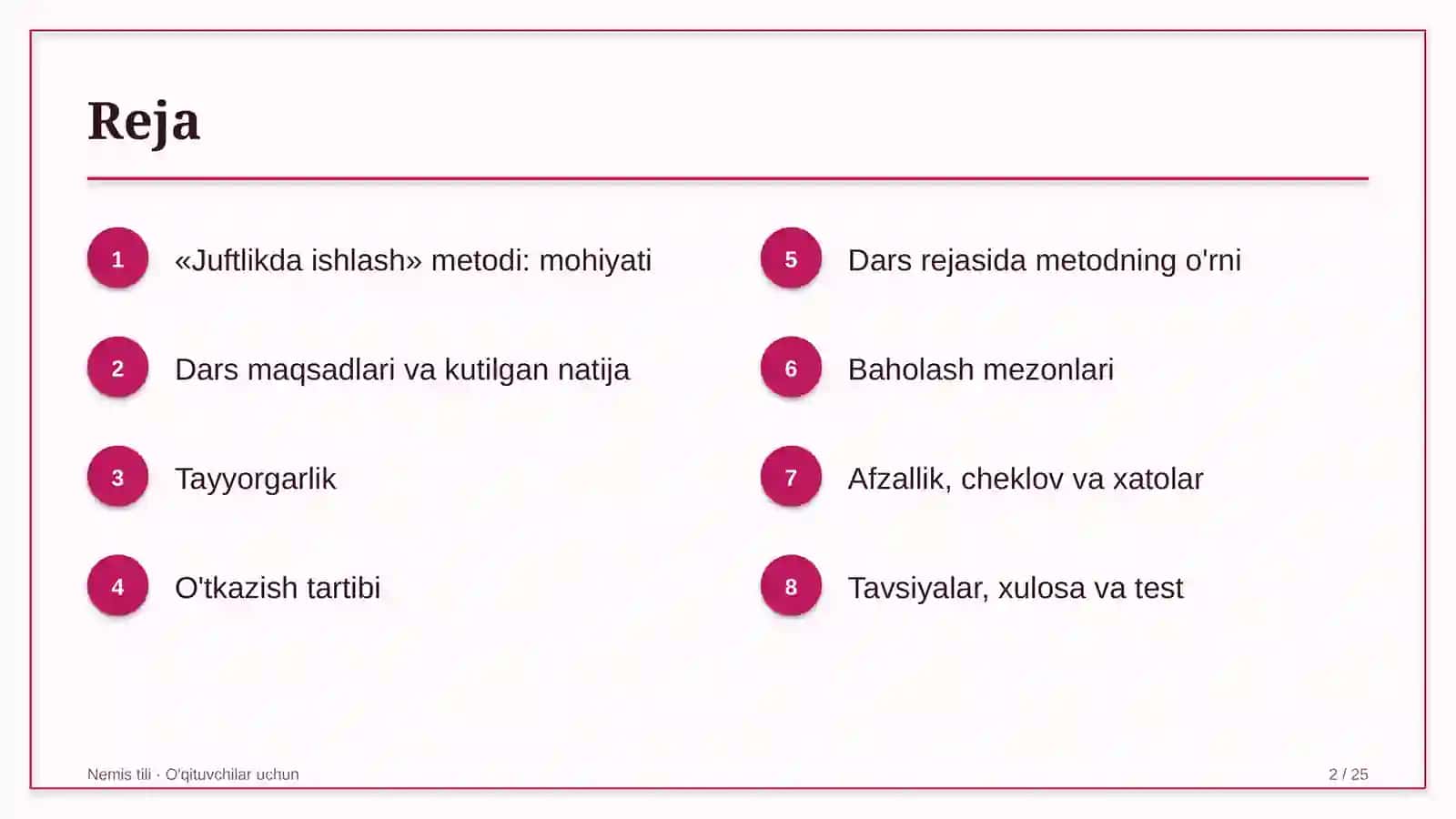nemis tili darslarida juftlikda ishlash metodidan foydalanish 3442 2