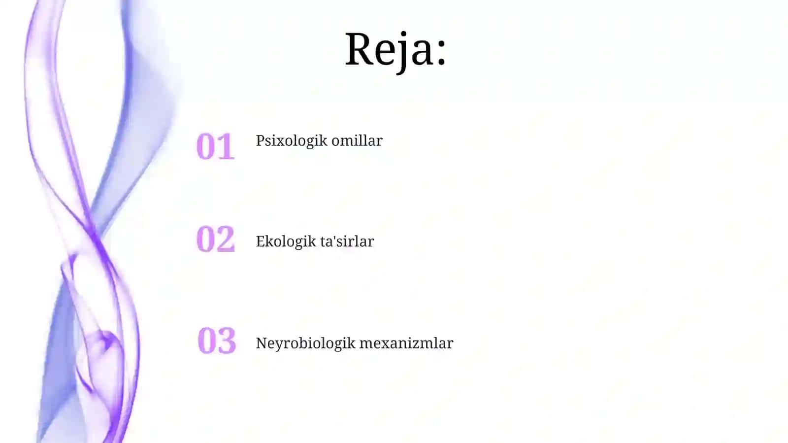 Xotiraning rivojlanishi 2