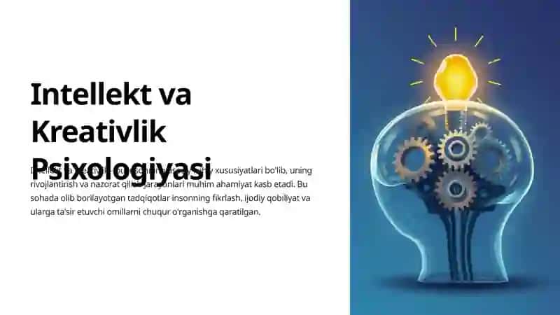Intellekt va kreativlik haqida tushuncha 2