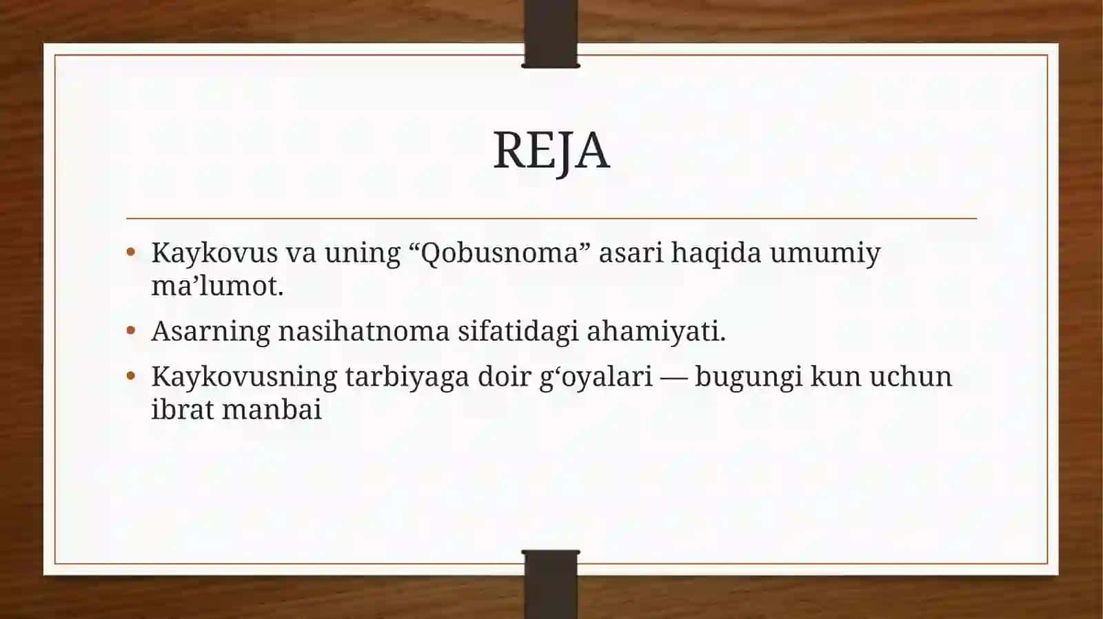 Qobusnoma 2