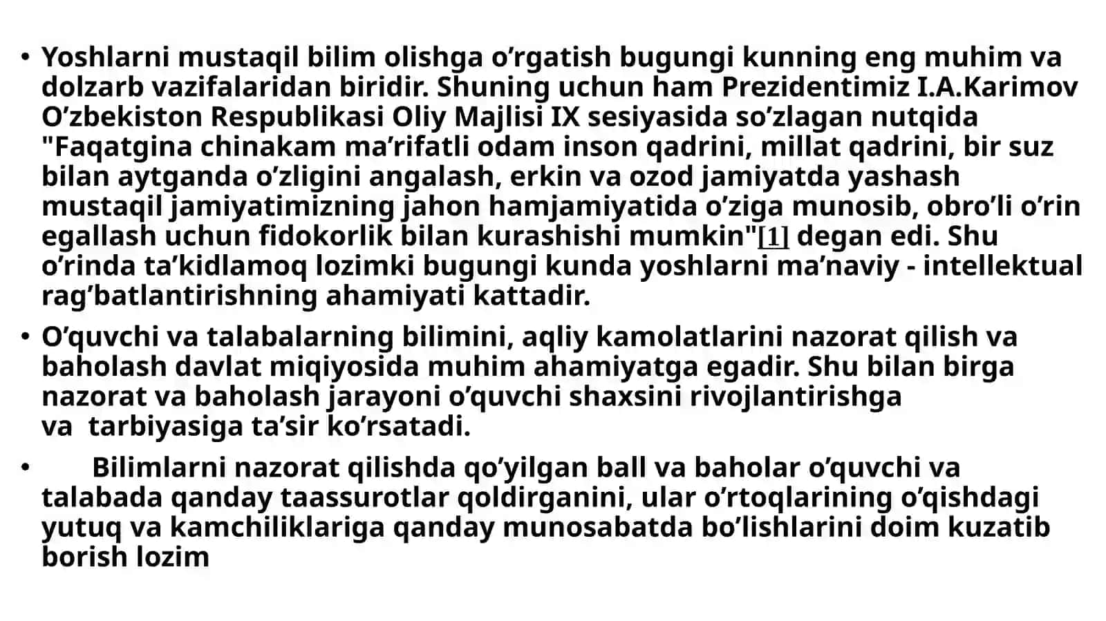 Yoshlarni mustaqil bilim olish 2