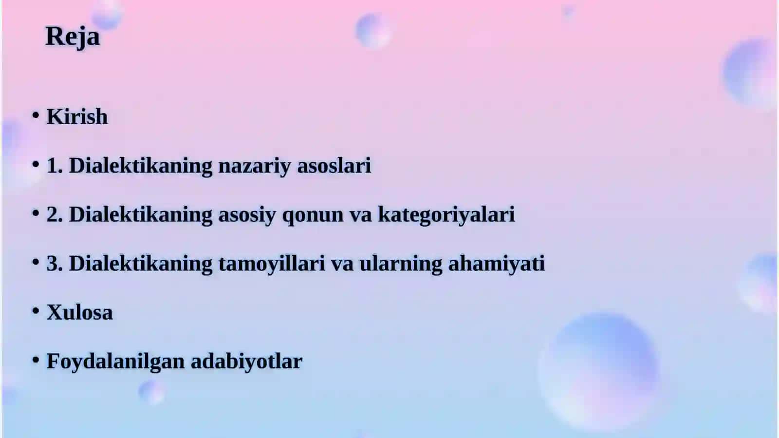 Dialektika va uning tamoyillari 2