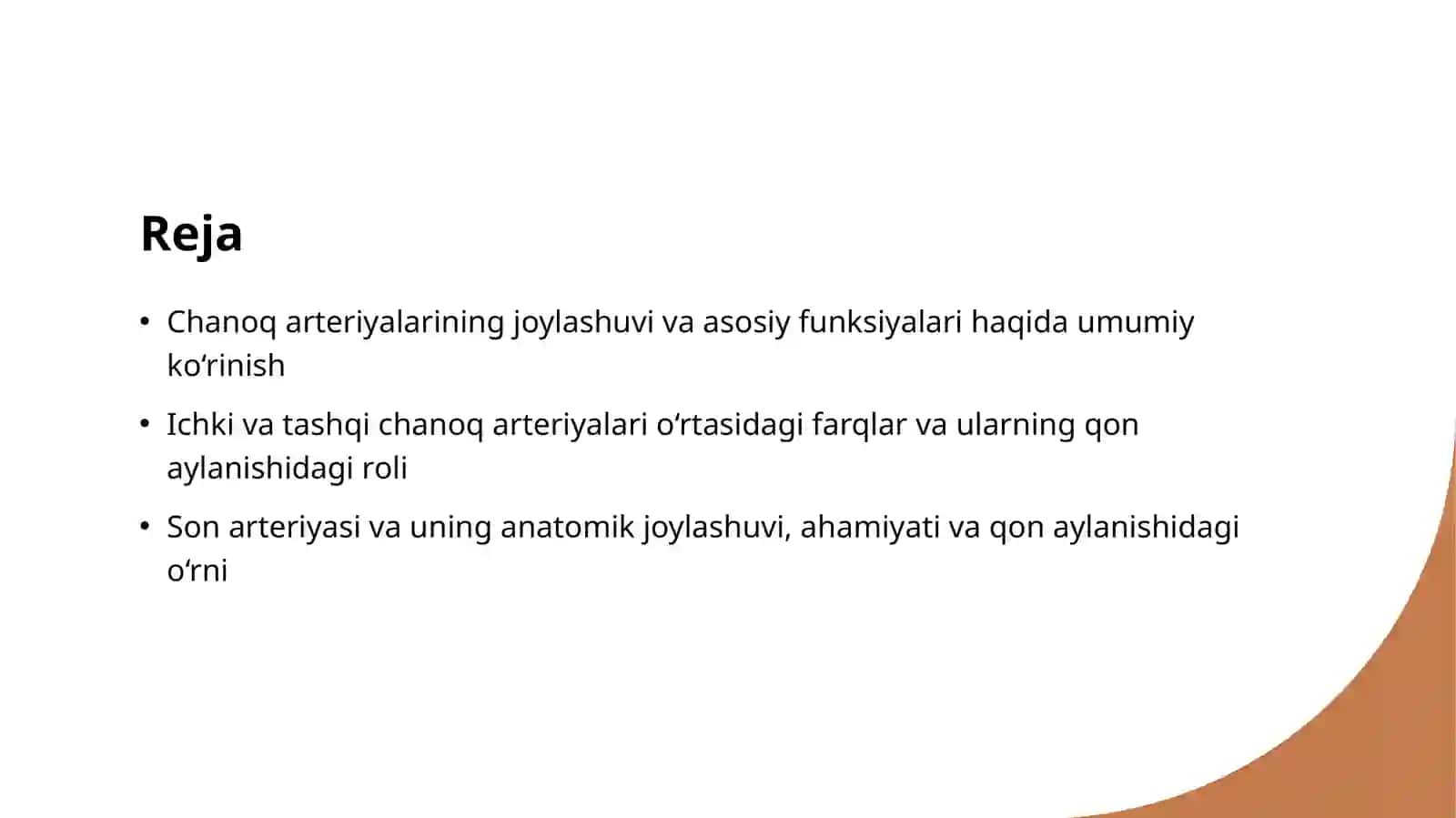 Chanoq arteriyalari 2