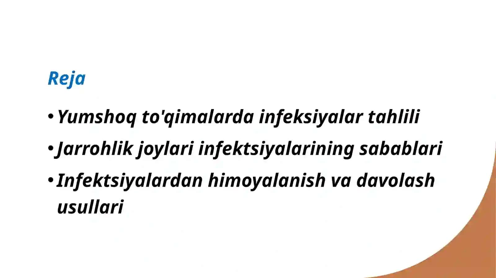 Yumshoq to'qimalar xirurgik infeksiyasi 2