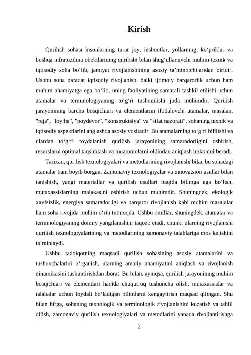 Qurilish sohasi 2