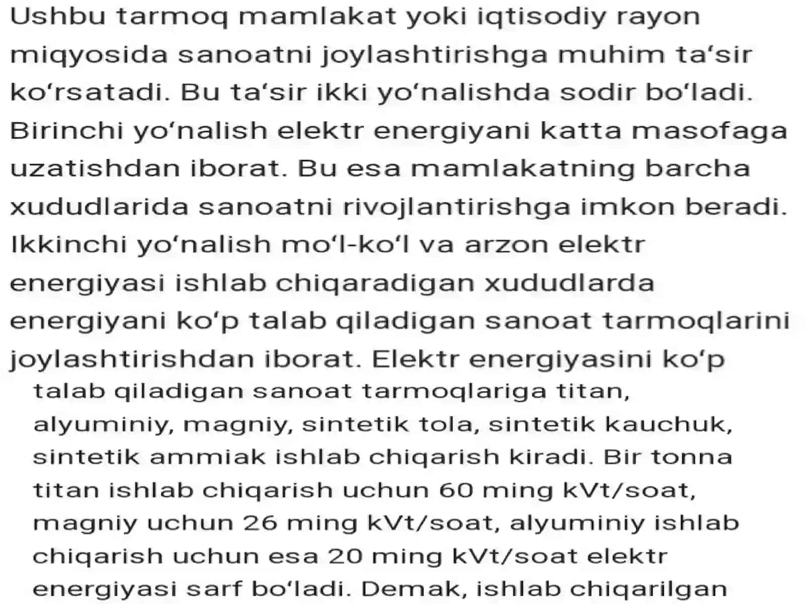 ELEKTR ENERGETIKA SOHASI 2