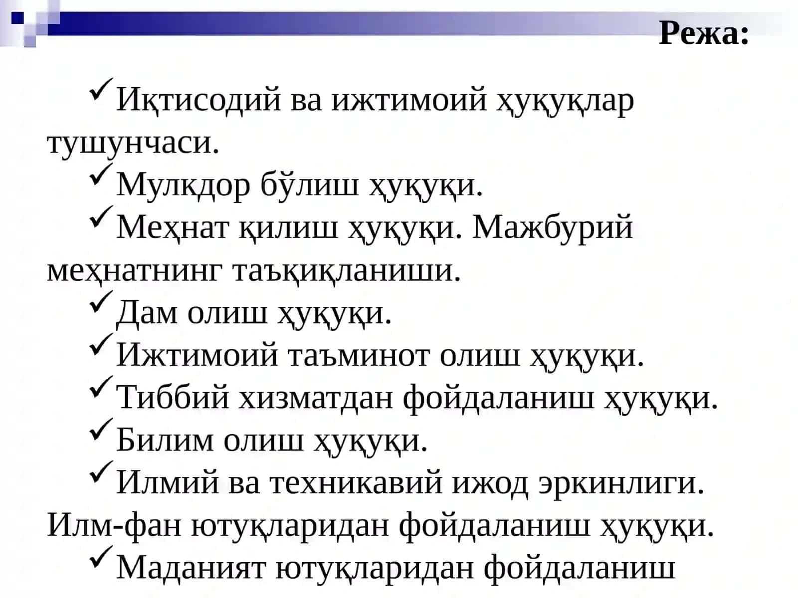 Inson huquqlari prezintatsya Slayd 2