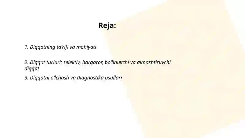Diqqat va idrok 2