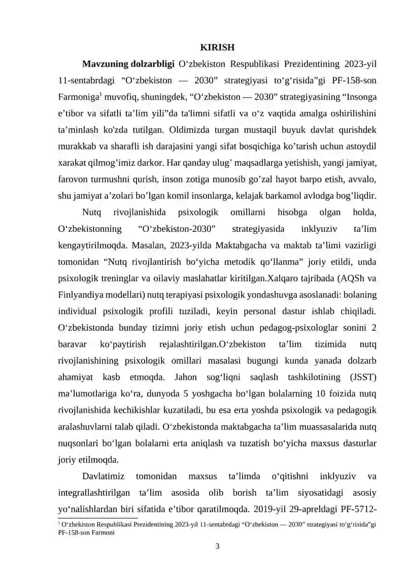 Nutq rivojlanishida psixologik omillarning ahamiyati 2