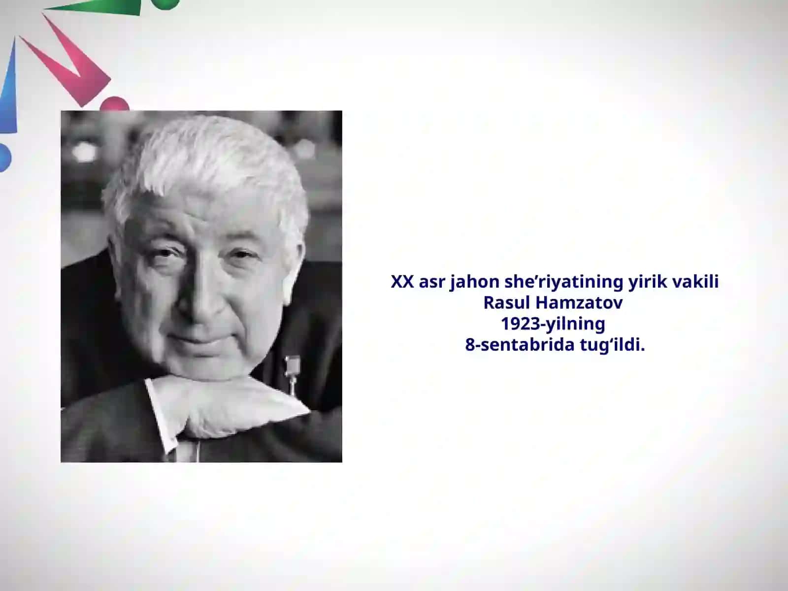 Rasul Hamzatov 2