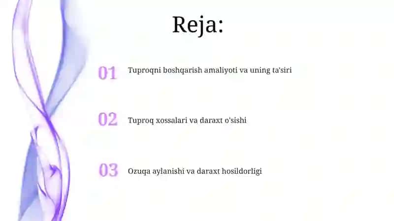 Tuproq ifloslanishi va daraxt hosildorligi 2
