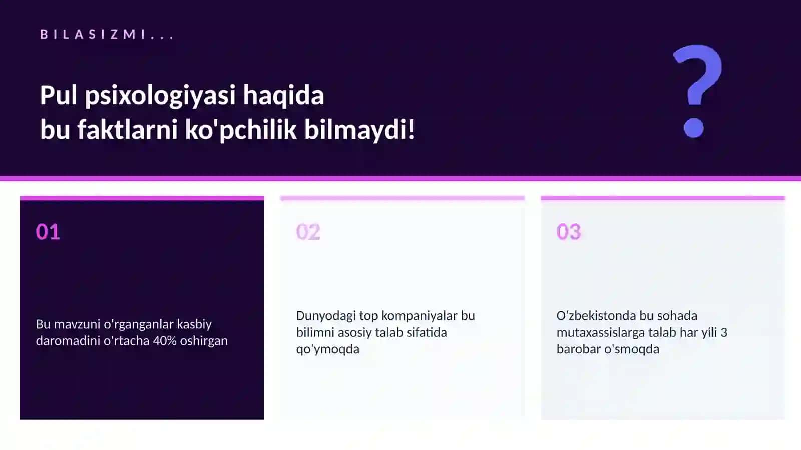 Pul psixologiyasi 2