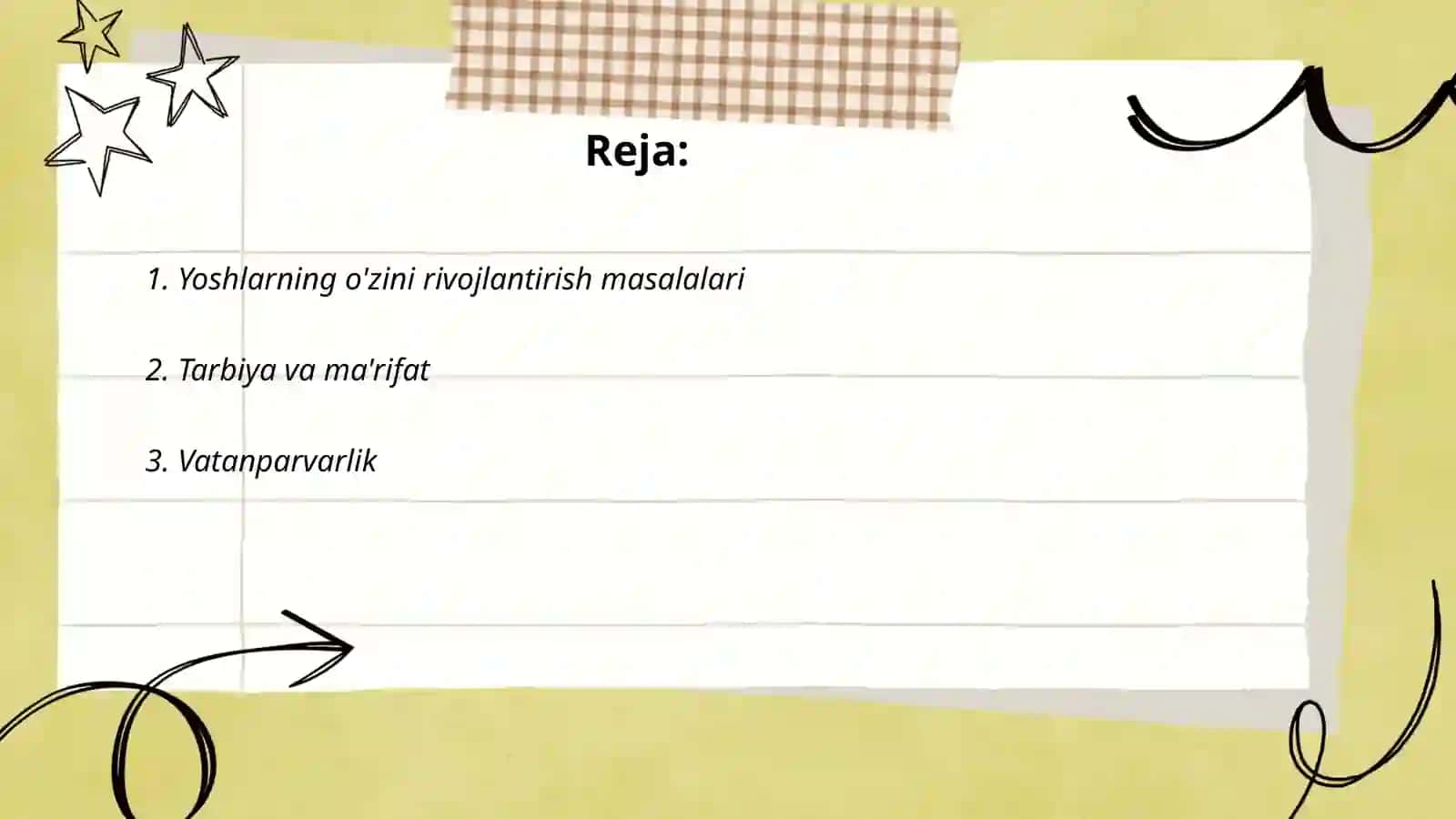 Yoshlarga murojaat 2