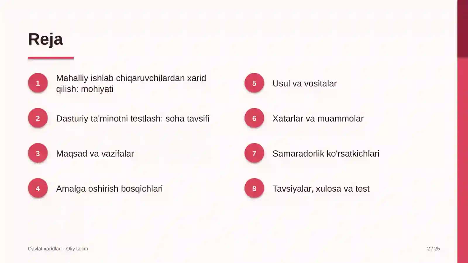 Dasturiy ta'minotni testlash 2