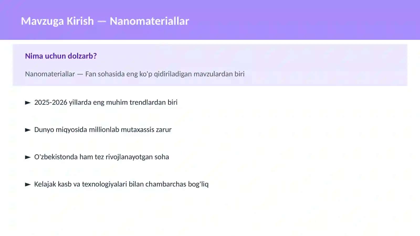 Nanomateriallar 2