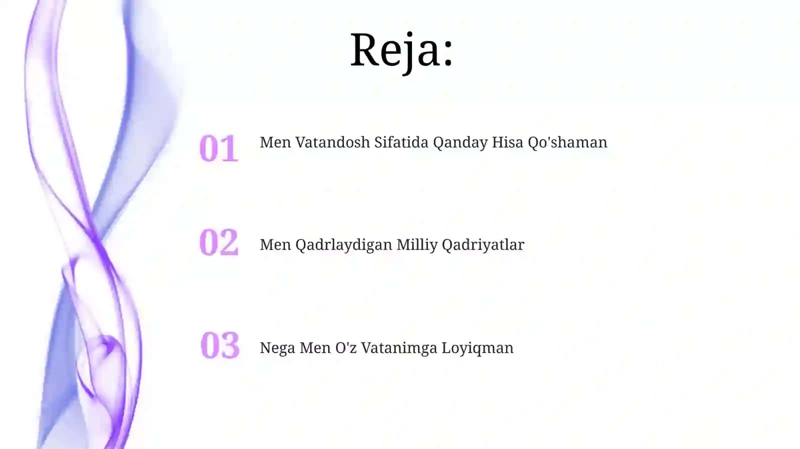 Kelajak avlodlarga o'rnak 2