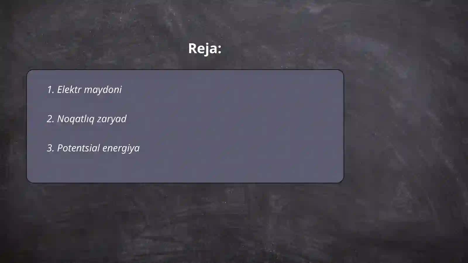 Elektr maydoni 2