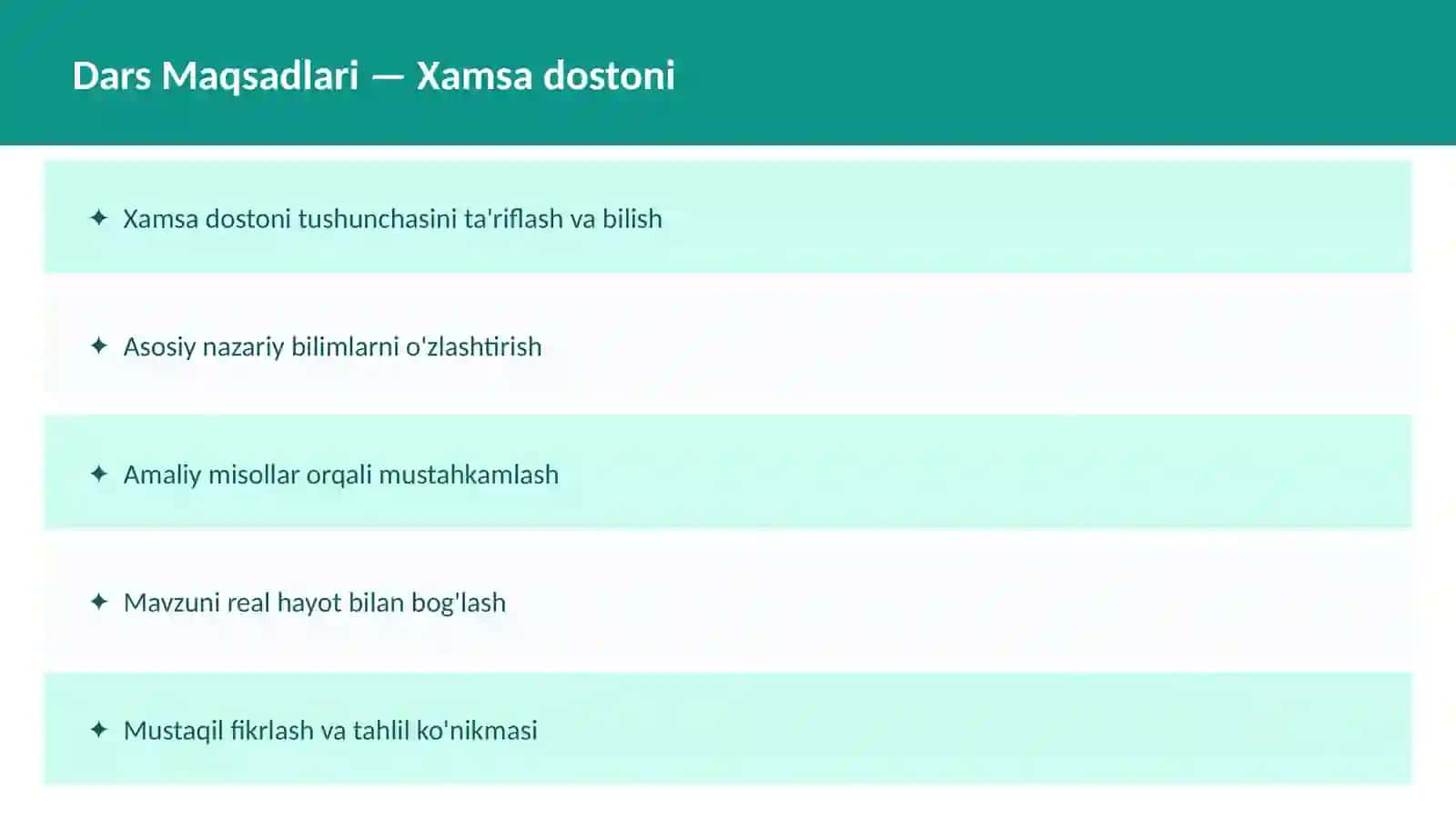 Xamsa dostoni 2