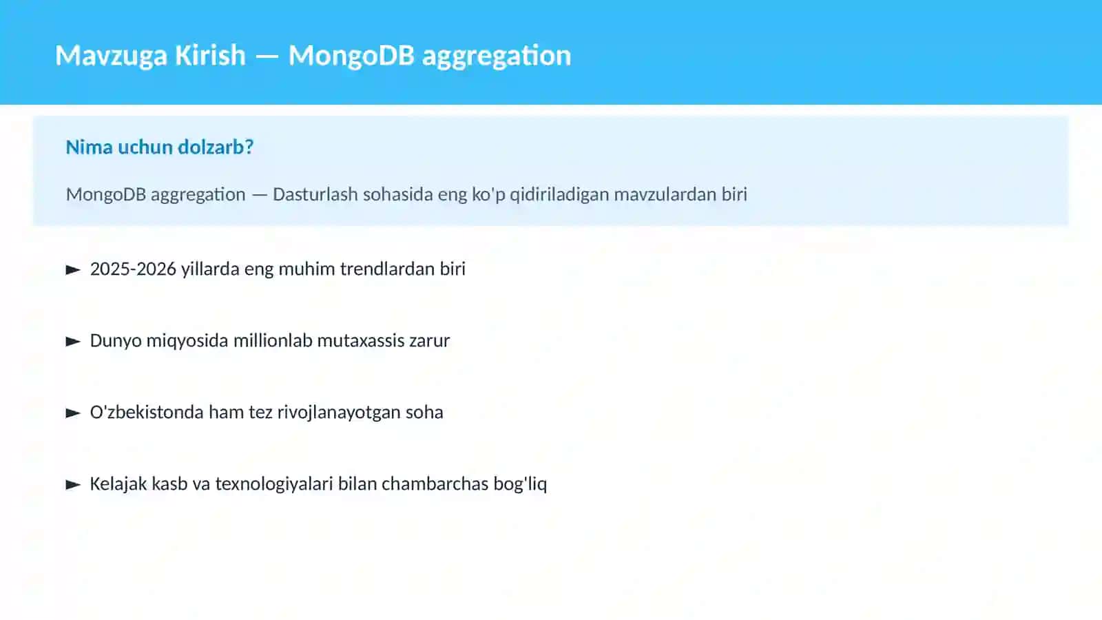 MongoDB aggregation 2