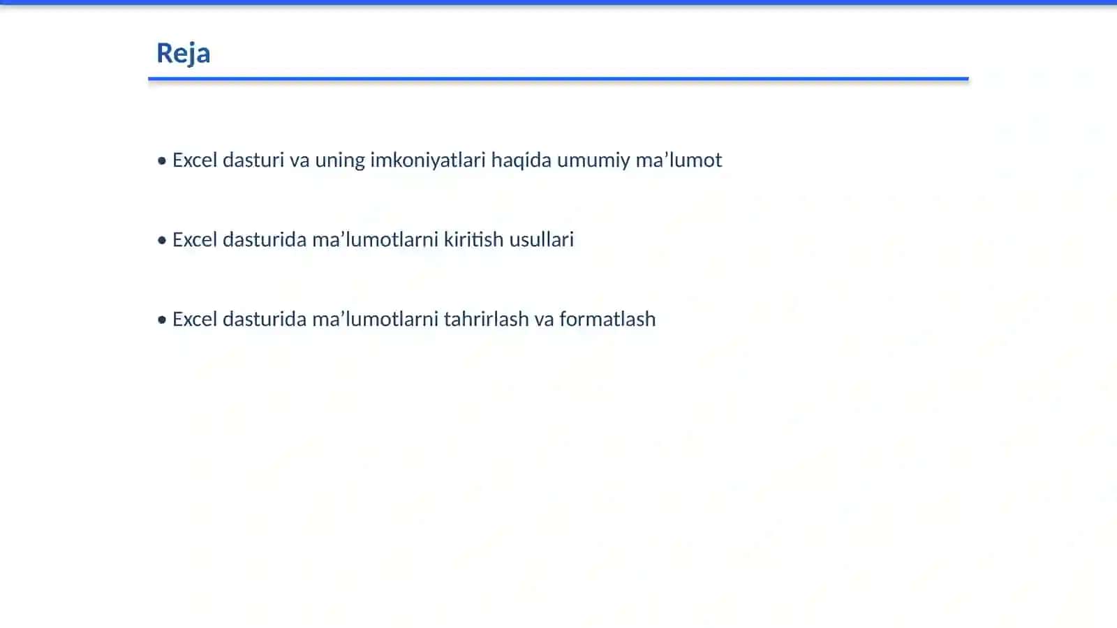 Excel dasturida avtotoʻldirishlar va avtohisoblashlar 2