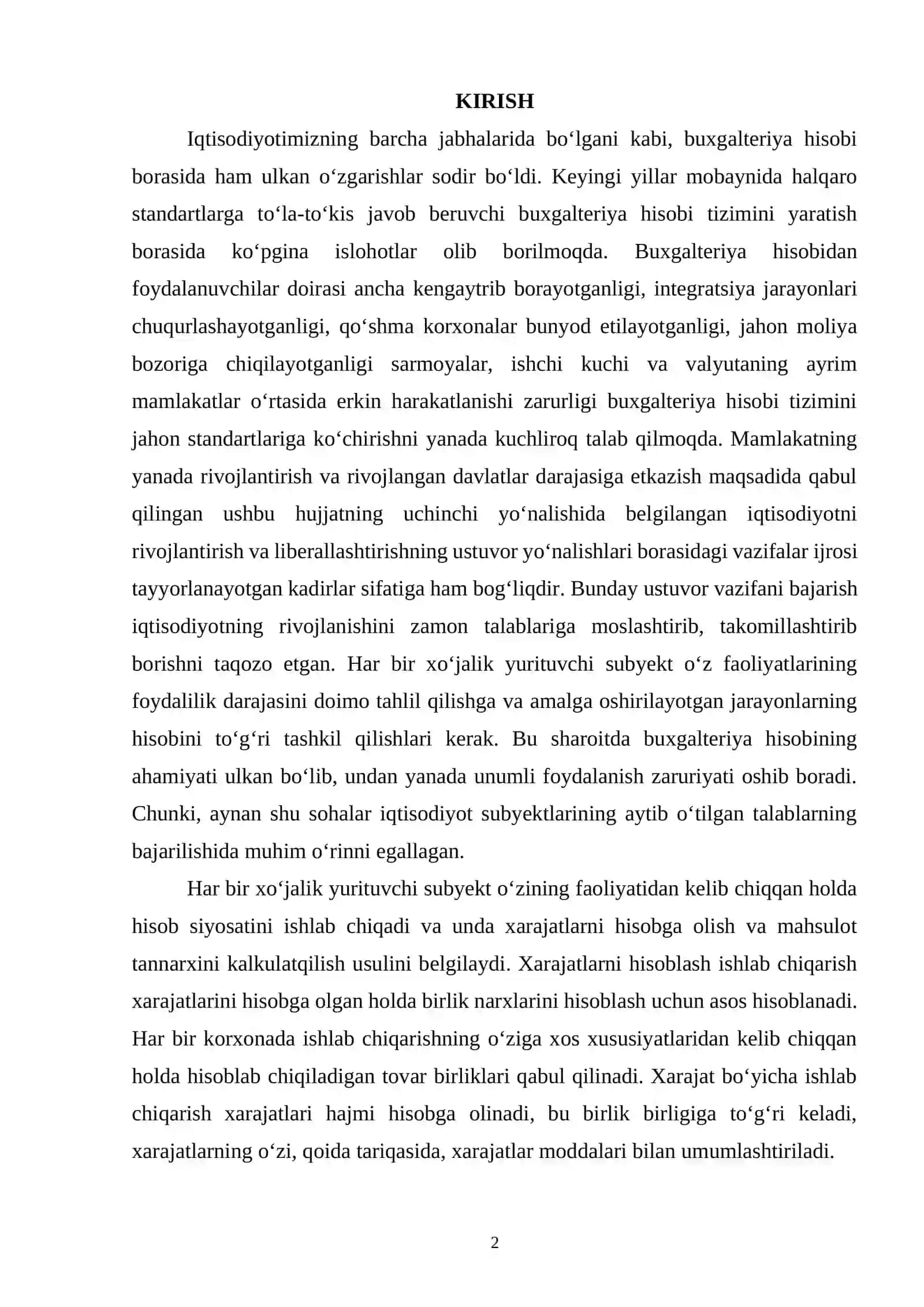 Iqtisodiyot subektlari faoliyatidagi davr xarajatlarini tahlil qilishning nazariy-uslubiy asoslari 2