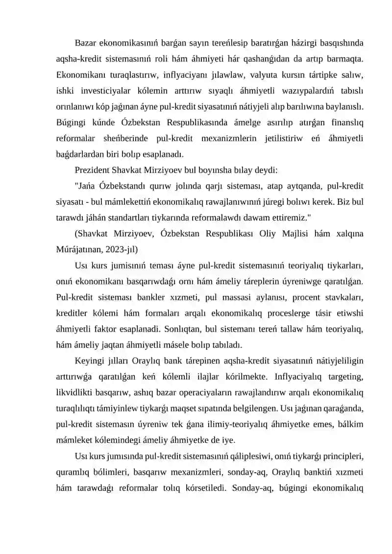 Pul-kredit sisteması 2