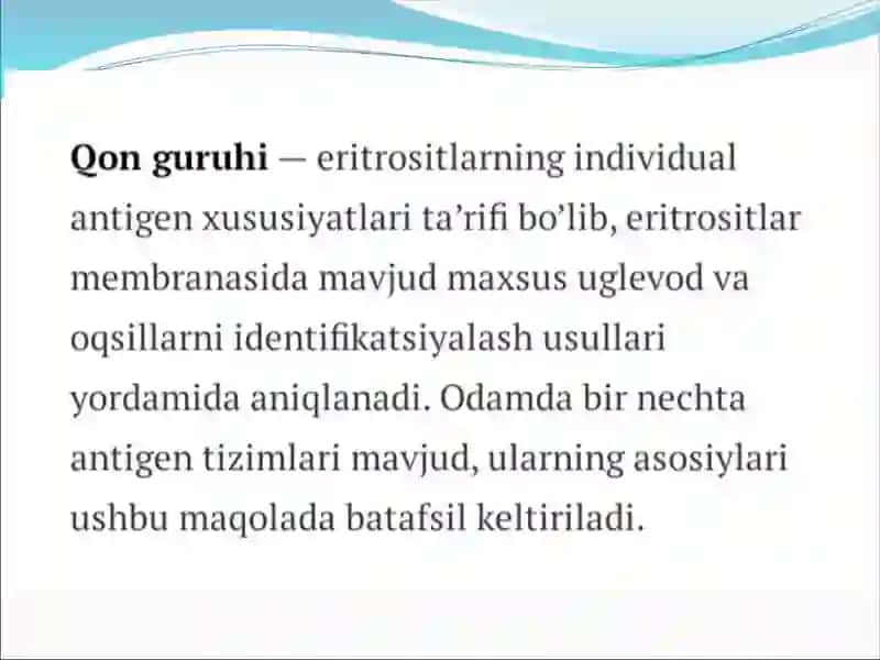 Qon guruhlari va rezus-faktor 2