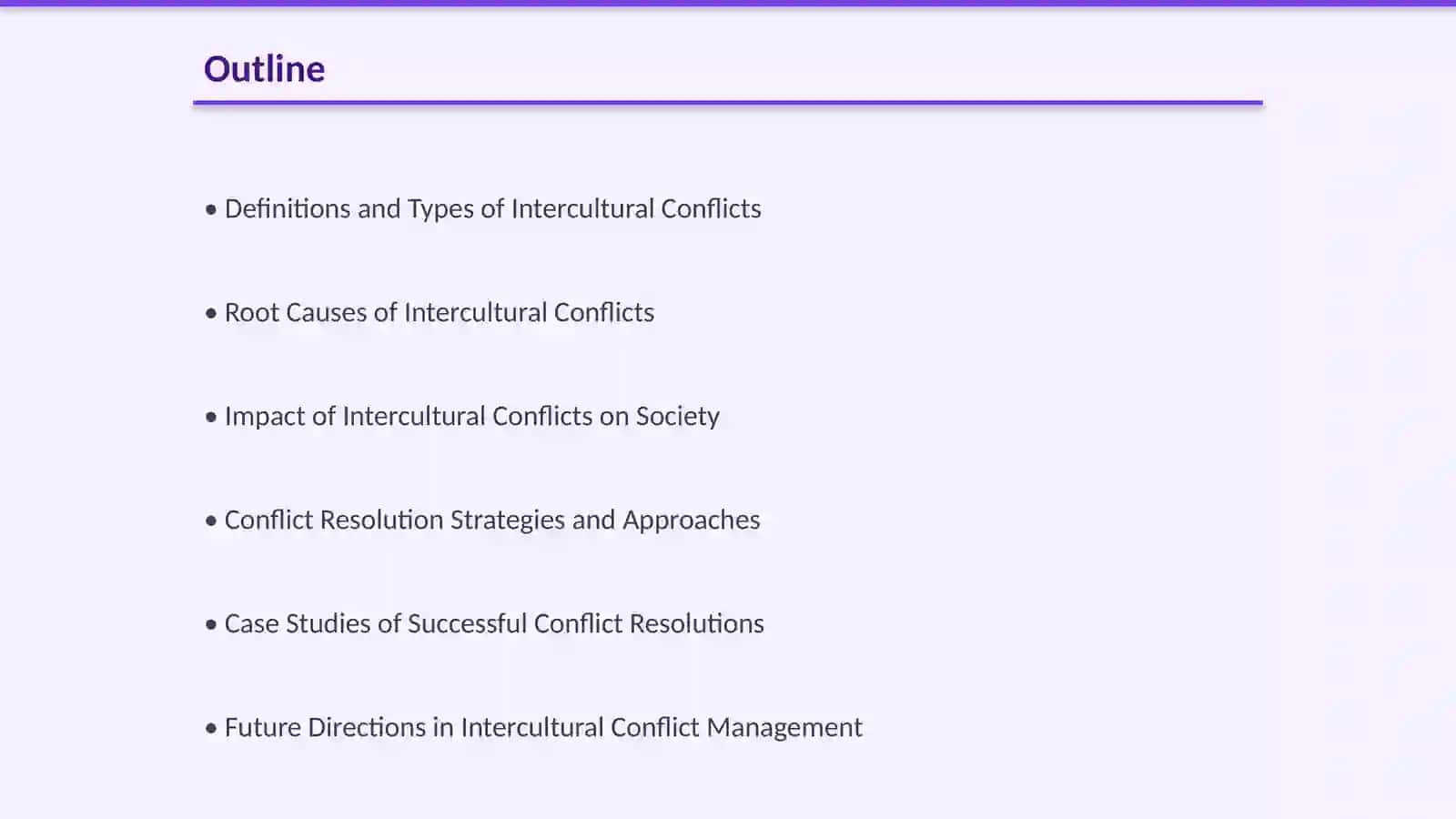 Intercultural conflicts and their resolution 2