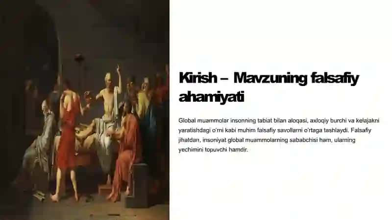 Global Muammolarining Mezonlari va Darajalari 2