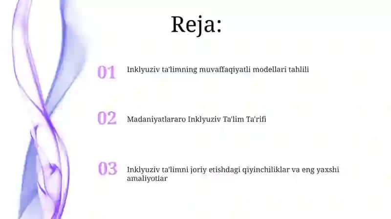 Inklyuziv ta’limni joriy qilish boʻyicha chet el tajribalarini oʻrganish 2