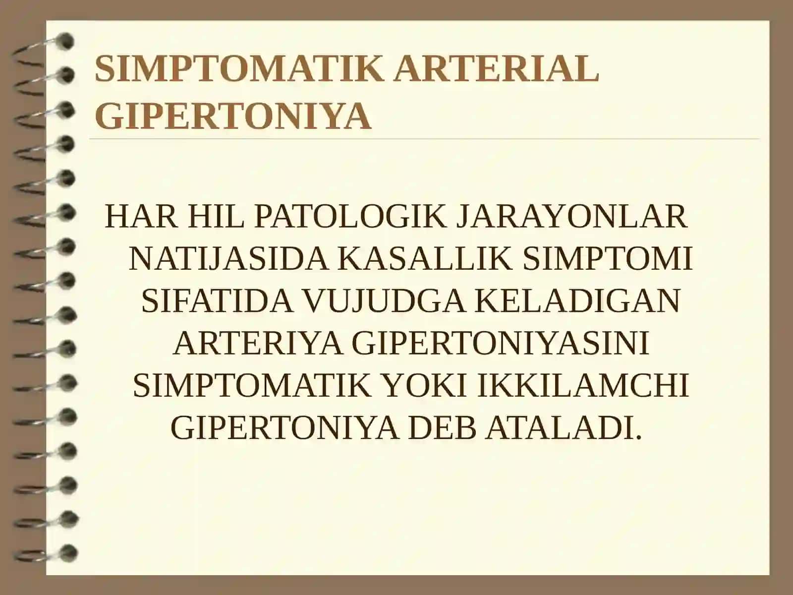 SIMPTOMATIK ARTERIAL GIPERTONIYA 2