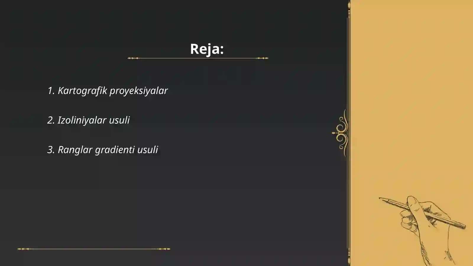 Kartografik tasvirlash usullari 2