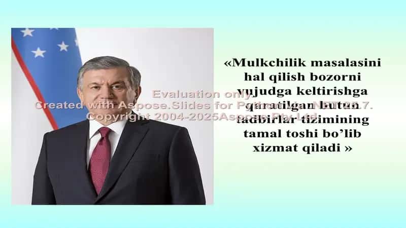 Bozor iqtisodiyoti sharoitida mulkchilik munosabatlari va mulkchilikning shakillari 2