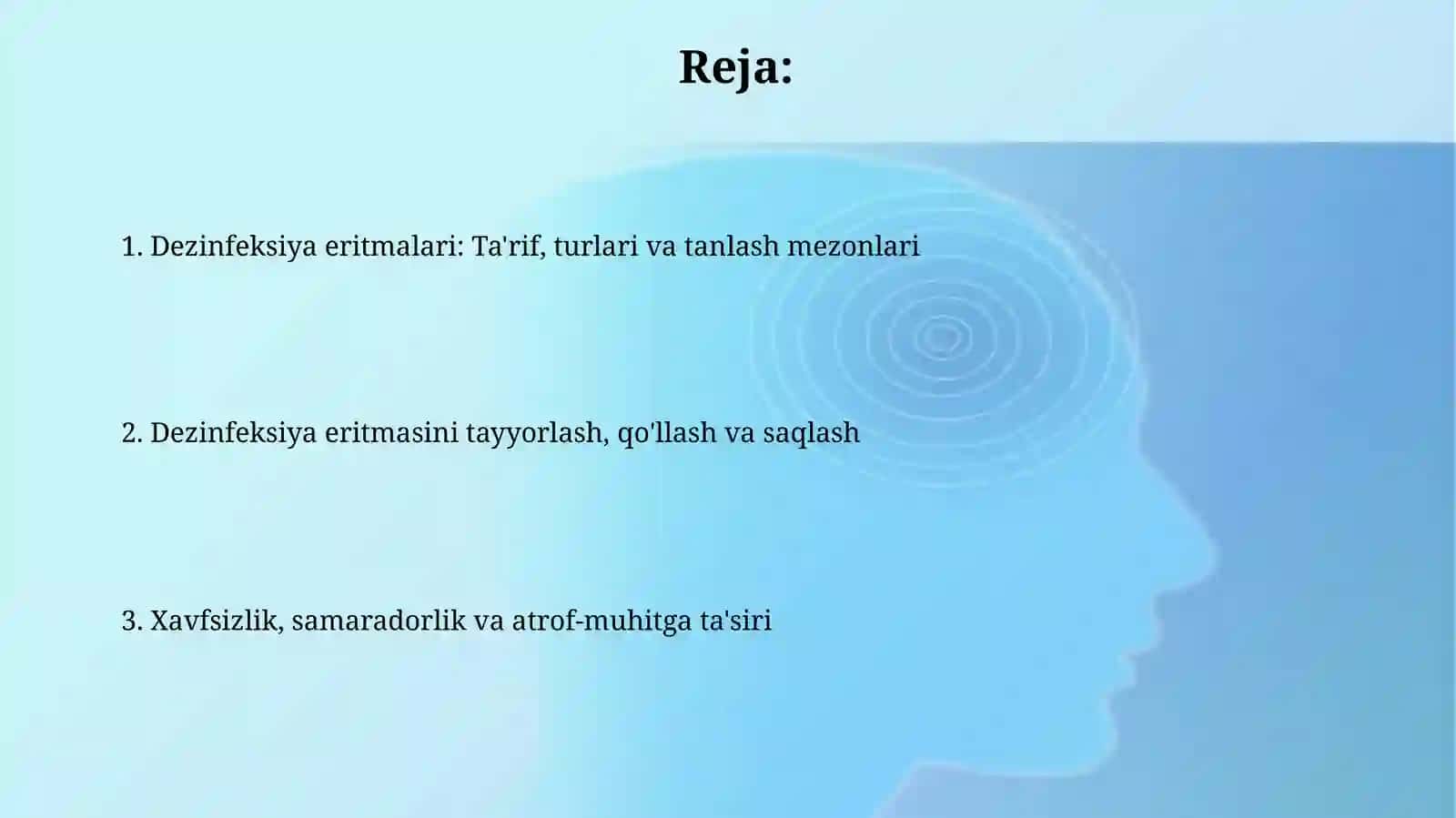 Dezinfeksiya uchun eritmalarni tayyorlash 2
