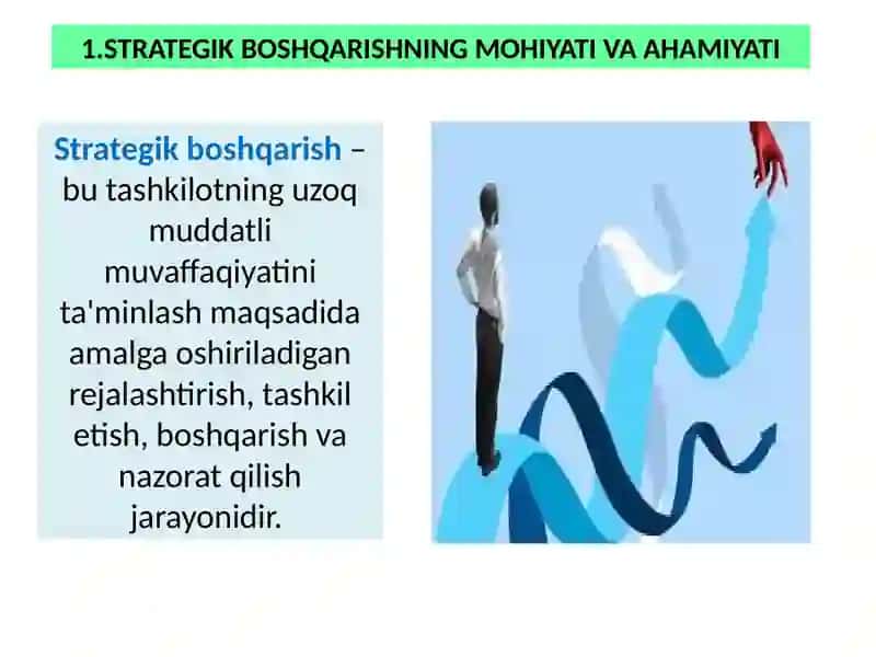 STRATEGIK BOSHQARUVNING VAZIFLARI 2