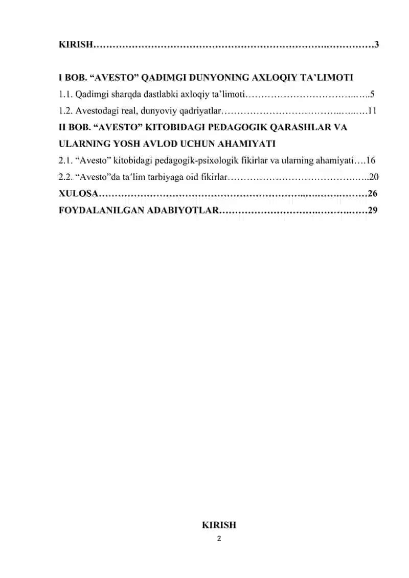 Tarbiyaviy ishlar jarayonida “Avesto”dagi ta’limiy-axloqiy qarashlarining pedagogik mohiyati 2