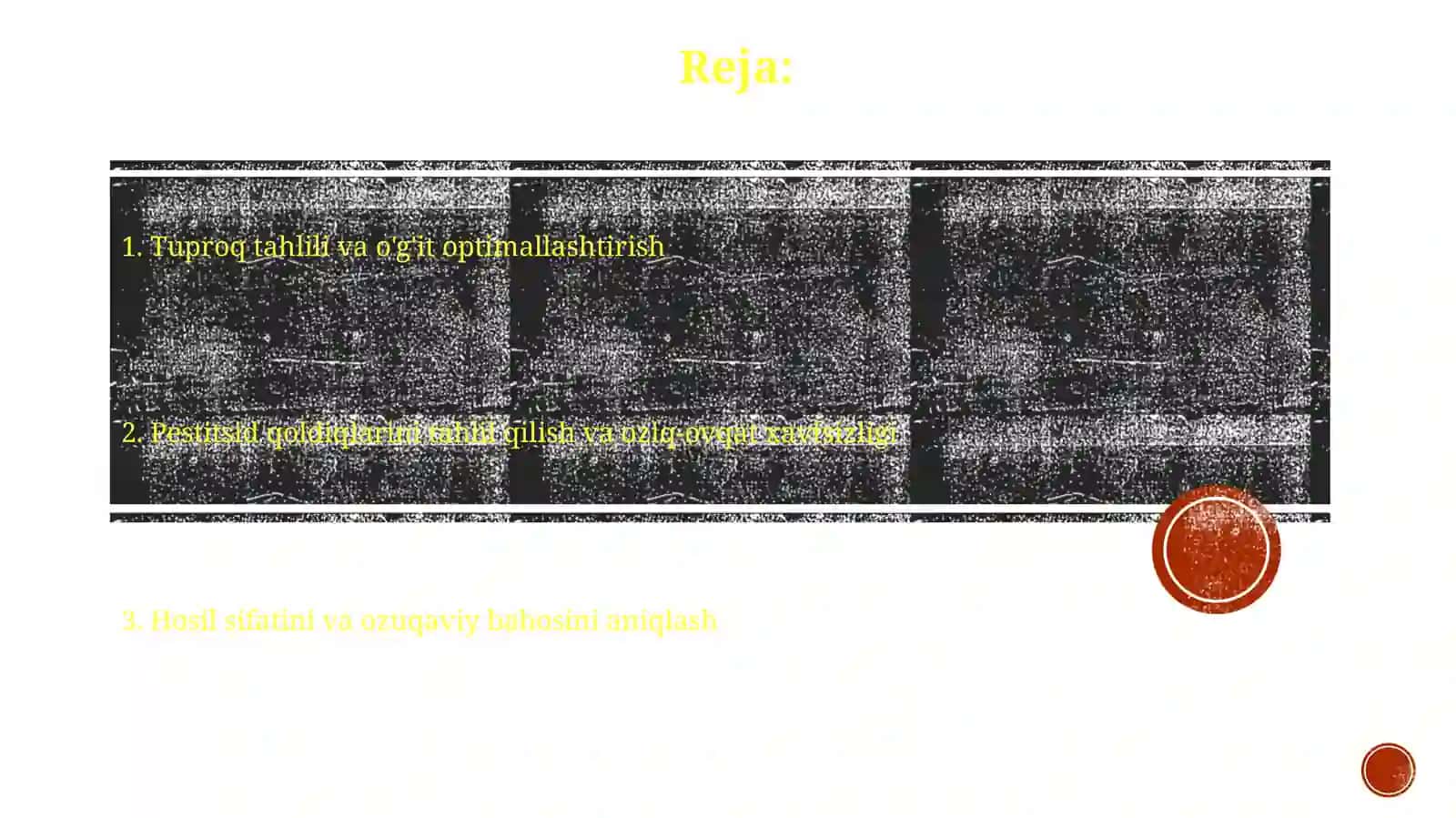 Analitikkimyoning qishloq xo'jaligidagi ahmiyati 2
