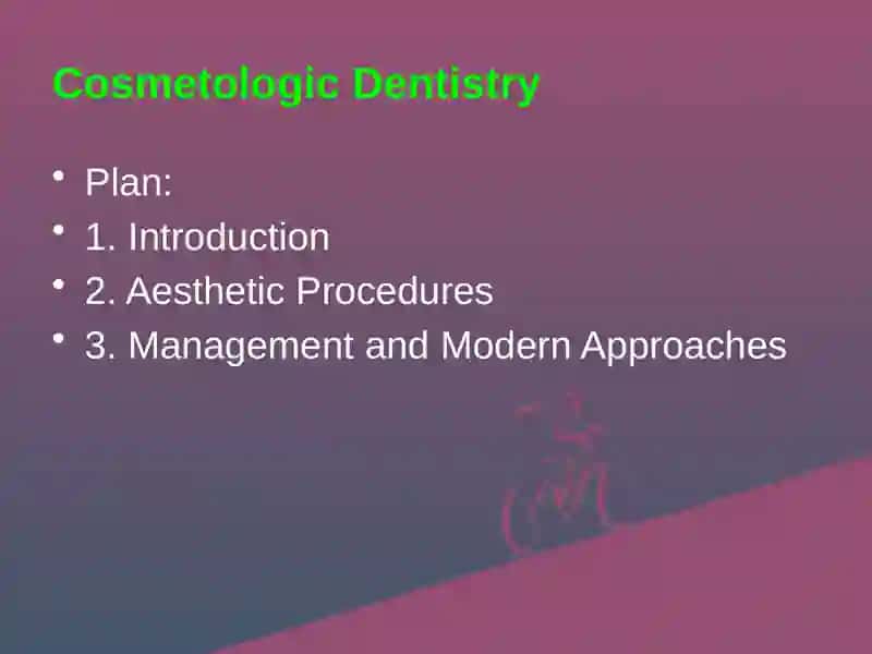 Cosmetologic Dentistry 2