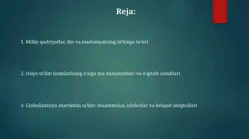 Milliy qadriyatlar ta'limda 2