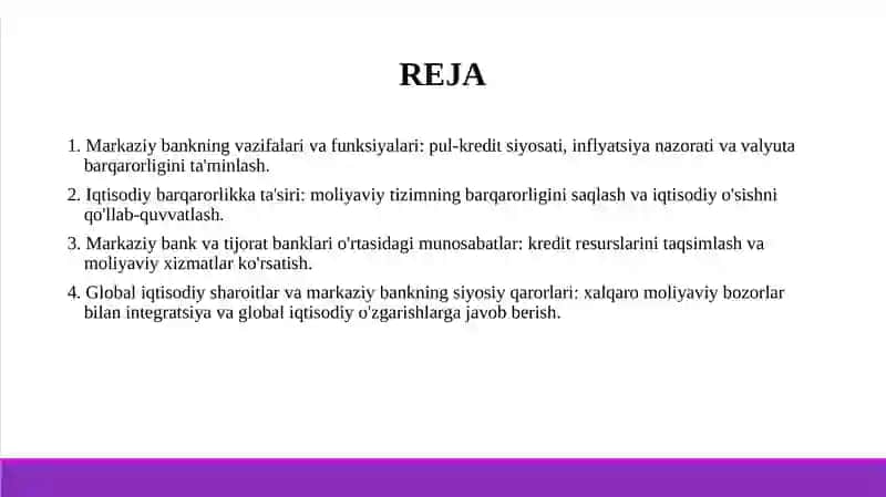 Markaziybankningiqtisotdegio‘rni 2