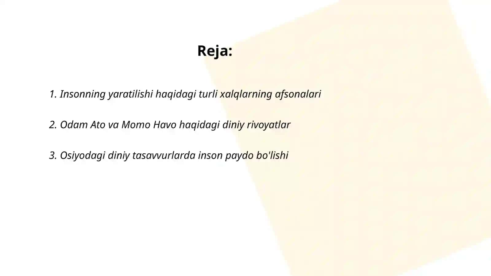 Tarixiy antrapalogiyada inson antrapalogiyasi haqida afsonalar va diniy tasavvurlar 2