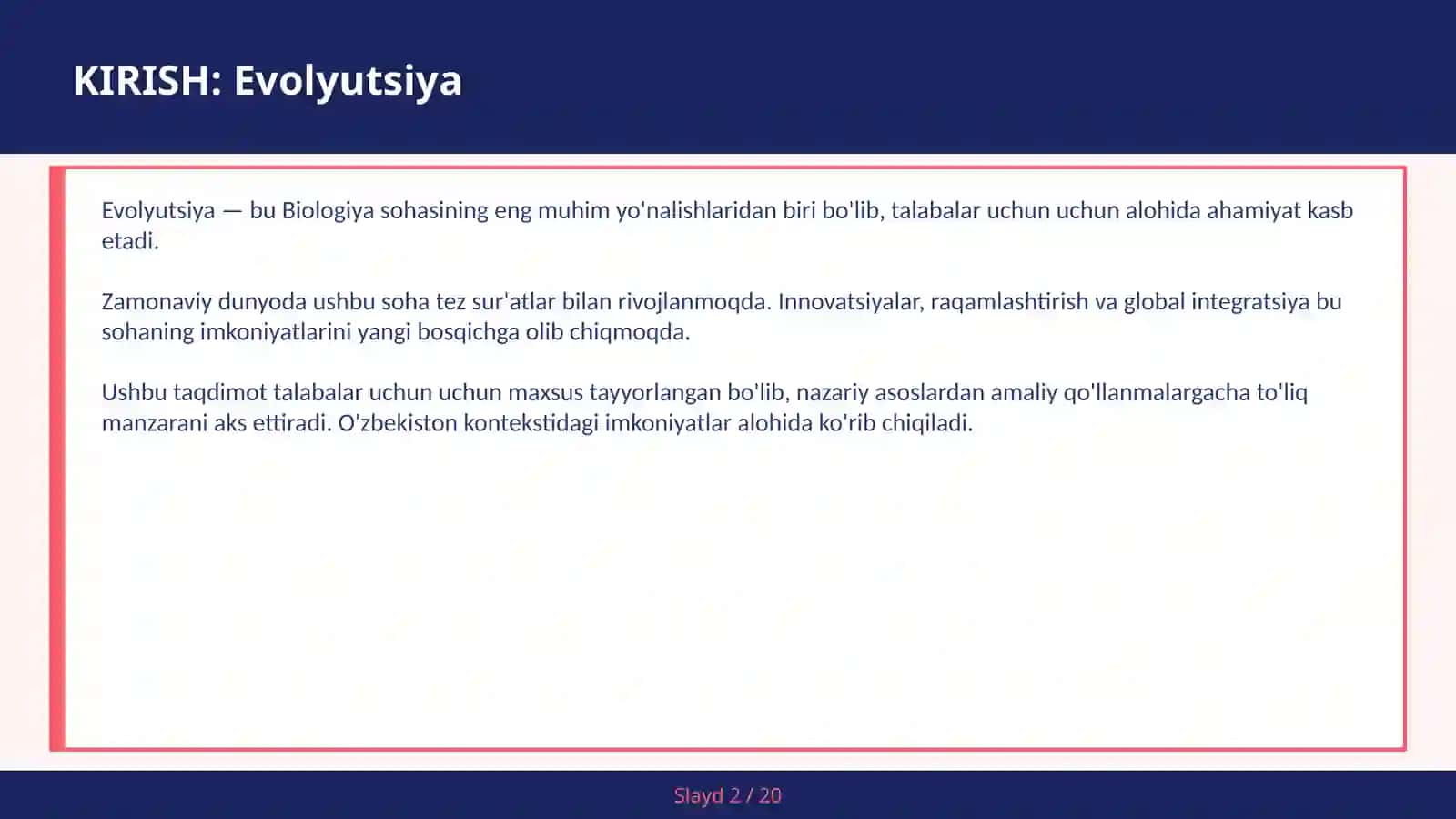 Evolyutsiya 2